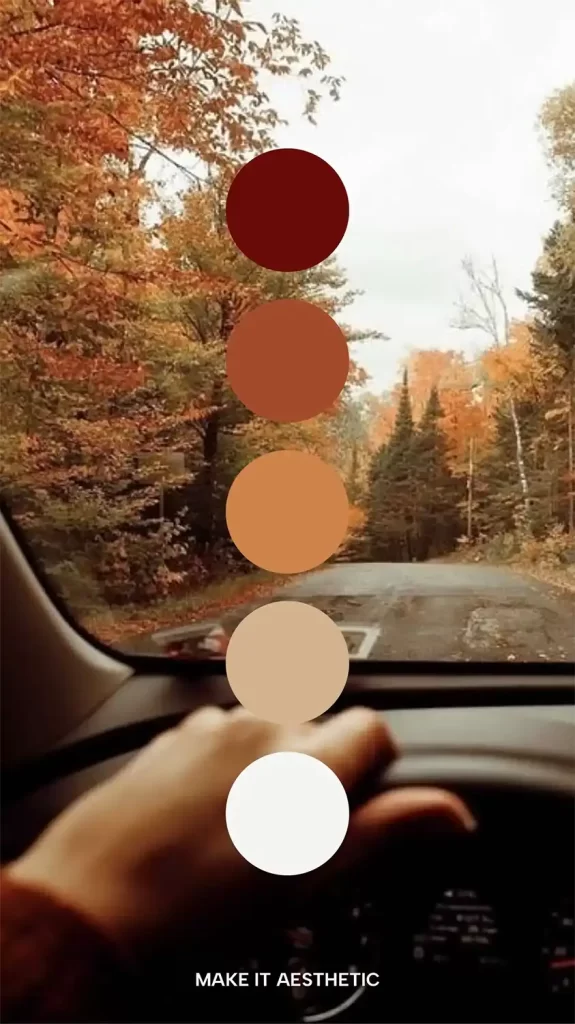 deep autumn color palette