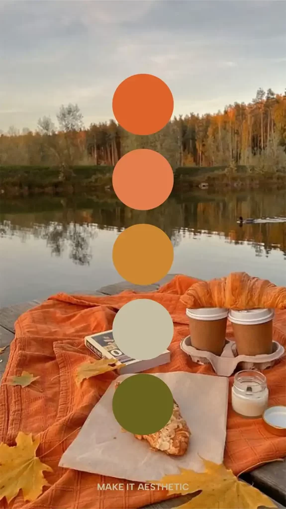 warm autumn color palette