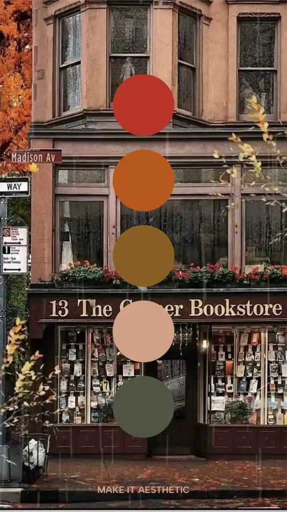 deep autumn color palette