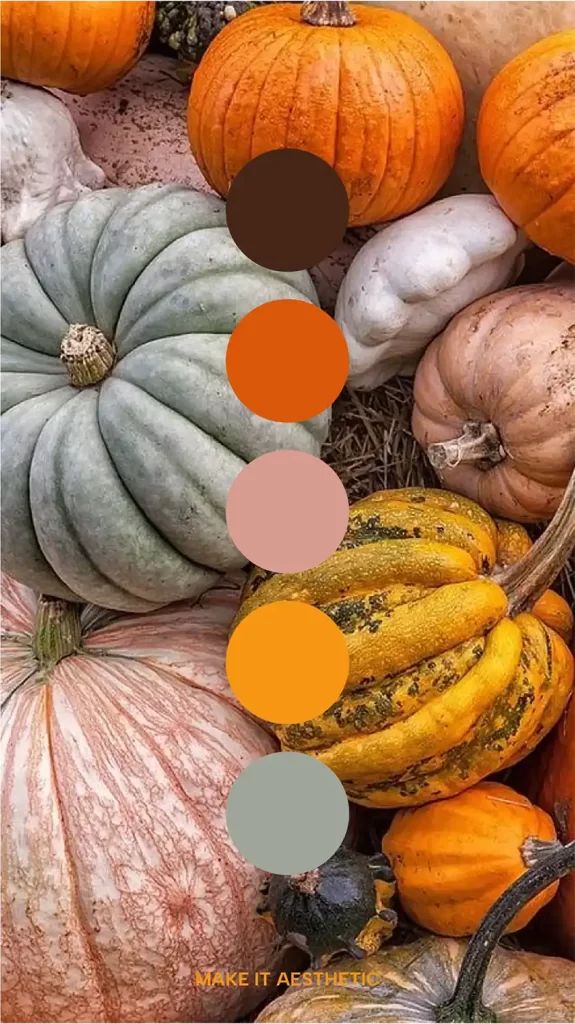 warm autumn color palette